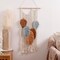 Macrame Leaves Tapestry Wall Decor- Bohemian Woven Tapestries Fall Leaves Wall Art